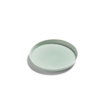 Nido Plate Raised Edge M Green L 16 W 16 H 1.6 cm 4/Box