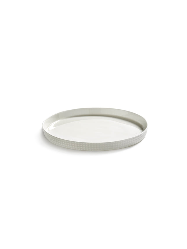 Nido Plate Raised Edge L White L 20 W 20 H 1.7 cm 4/Box – Serax