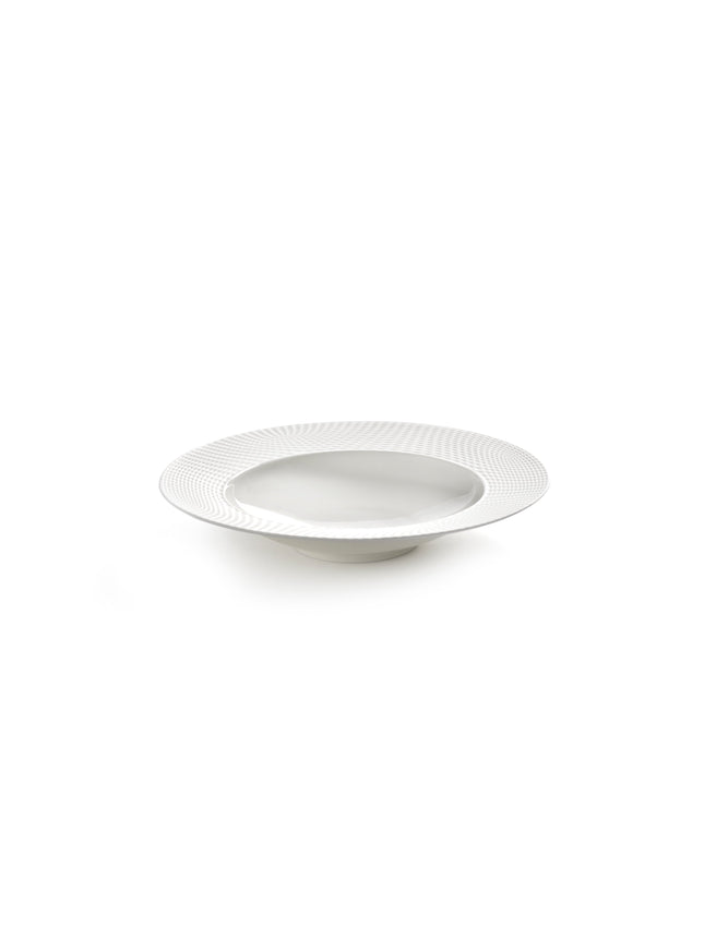 Nido Deep Plate S White L 18 W 18 H 3.2 cm 4/Box – Serax