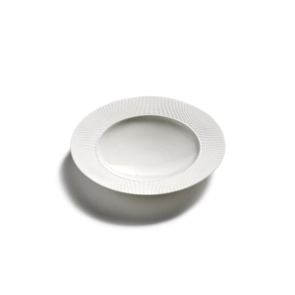 Nido Deep Plate S White L 18 W 18 H 3.2 cm 4/Box
