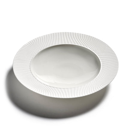 Nido Deep Plate L White L 28 W 28 H 5 cm 2/Box