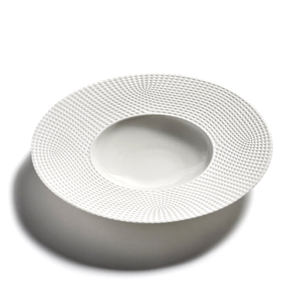 Nido Deep Plate Wide Edge White L 28 W 28 H 5 cm 2/Box
