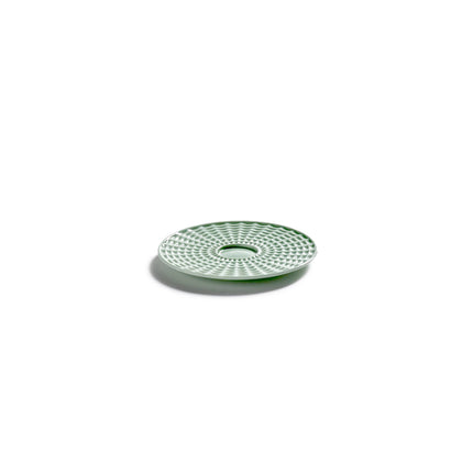Nido Saucer Coffee Cup Green L 11.5 W 11.5 H 0.9 cm 4/Box – Serax