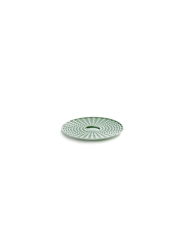 Serax Nido schotel voor koffiekop groen Ø 11,5 cm – koffieservies voor restaurant en bar