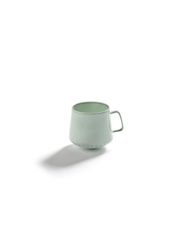 Serax Nido cappuccinokop groen 7,5 cm – groene kop voor cappuccino in café en horeca