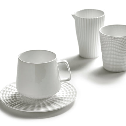 Nido Saucer Cappuccino Cup White L 13.8 W 13.8 H 0.1 4/Box