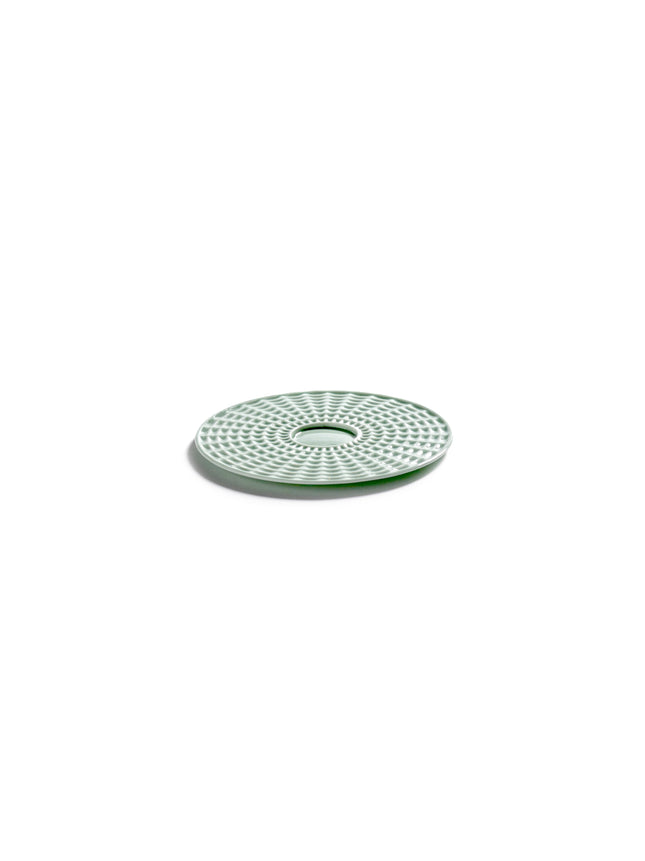 Nido Saucer Cappuccino Cup Green L 13.8 W 13.8 H 0.1 4/Box – Serax