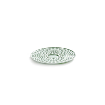Nido Saucer Tea Cup Green L 14.5 W 14.5 H 0.1 cm 4/Box – Serax