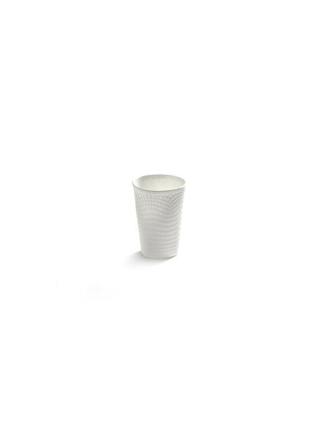 Serax Nido kop °3 wit 6 x 6 x 8,5 cm – hoge keramische kop voor koffie en thee