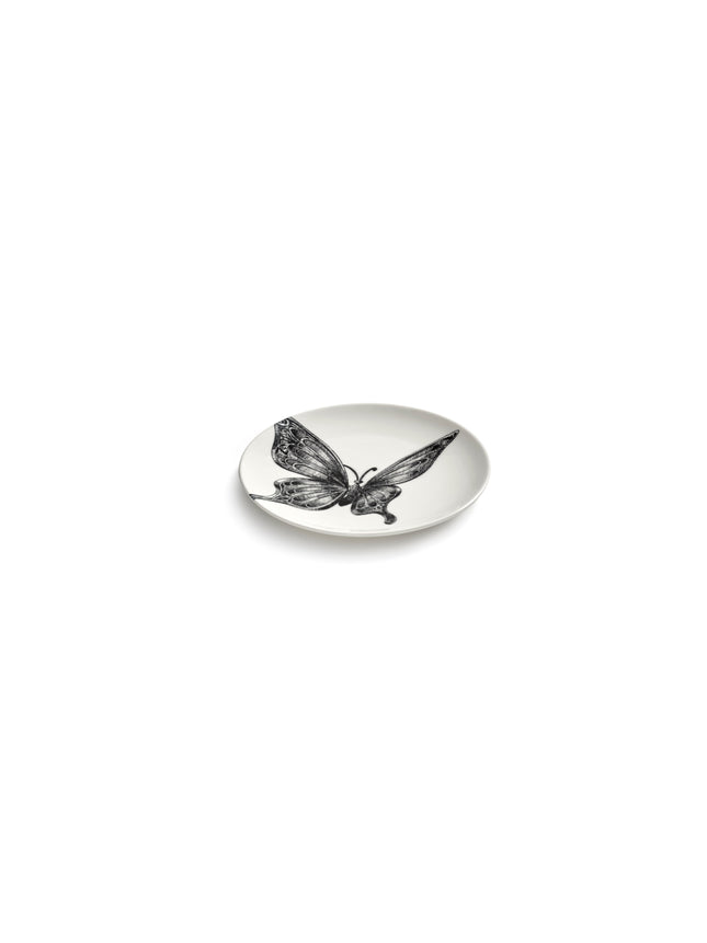 Serax Tomorrowland broodbord Butterfly – porseleinen bordje met vlinderdecor voor de horeca