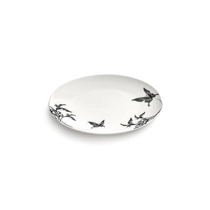 Serax Tomorrowland bord S Butterfly Ballet – porseleinen bord met vlinderprint voor de horeca