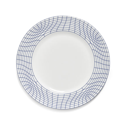 Nido Plate 01 L White-Blue L 29 W 29 H 1.9 cm 2/Box – Serax