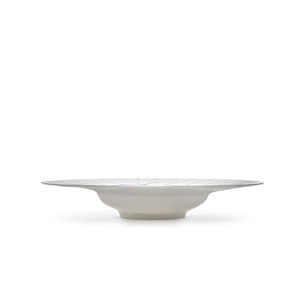 Nido Deep Plate Wide Edge White-Blue L 28 W 28 H 5 cm 2/Box