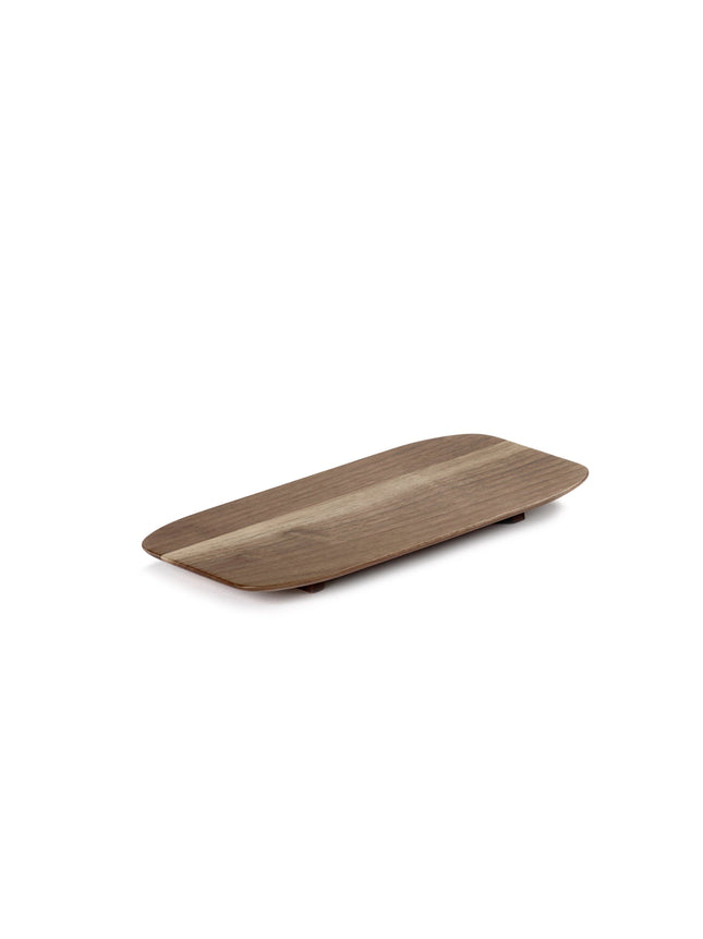 Nido Tray S Walnut L 24 W 12 H 1.8 cm 2/Box – Serax
