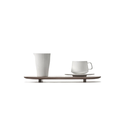 Nido Tray S Walnut L 24 W 12 H 1.8 cm 2/Box