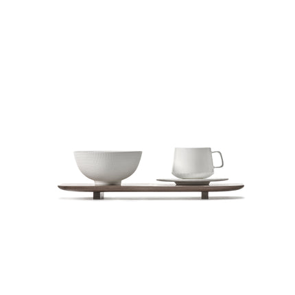 Nido Tray S Walnut L 24 W 12 H 1.8 cm 2/Box