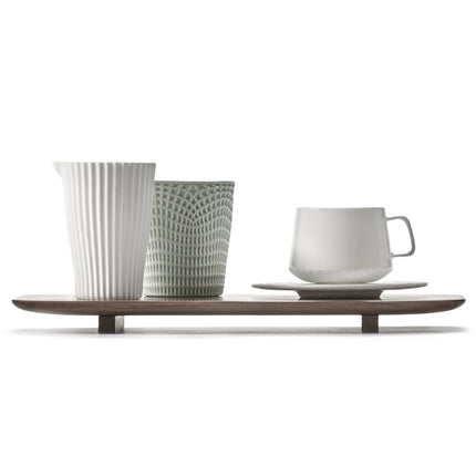 Nido Tray S Walnut L 24 W 12 H 1.8 cm 2/Box