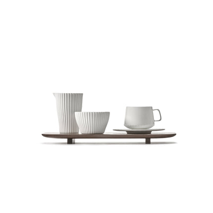 Nido Tray S Walnut L 24 W 12 H 1.8 cm 2/Box