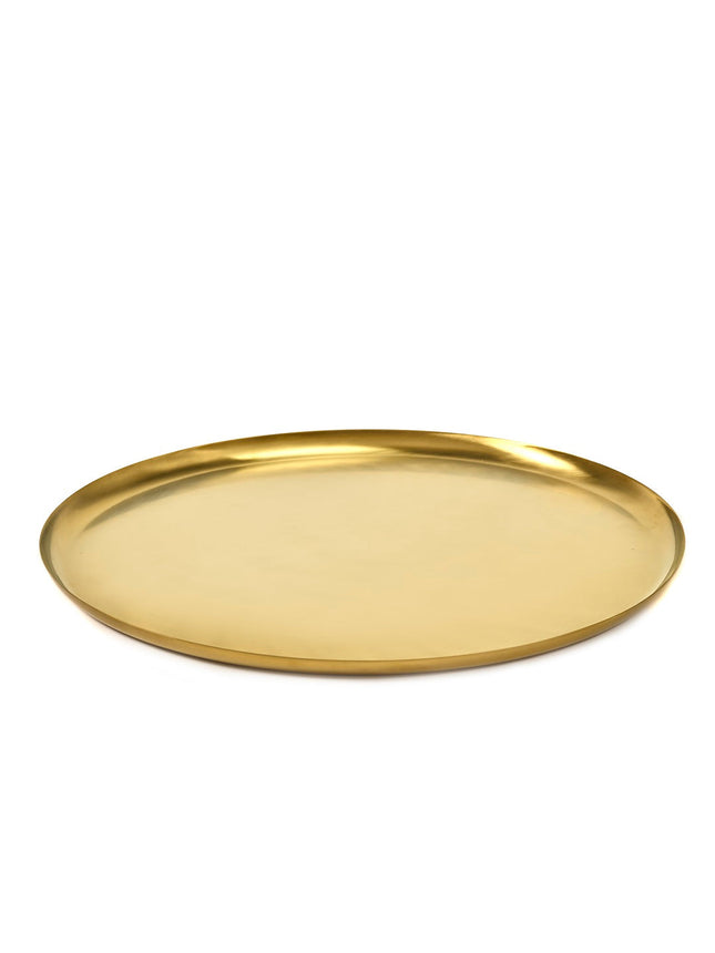 Serving Dish L Gold 1/box