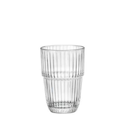 Rocco Bormioli Barshine longdrinkglas 380 ml – stapelbaar glas voor cocktails en frisdrank