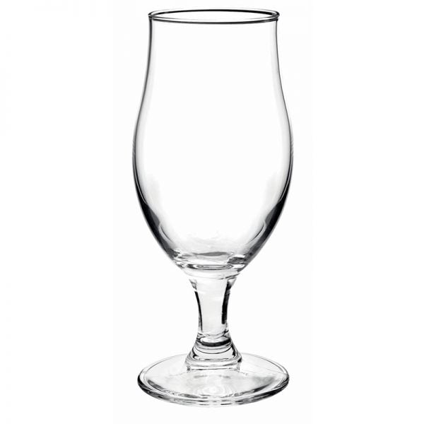 Bierglas Executive 375 ml van Bormioli Rocco – stijlvol en stevig bierglas voor horeca en thuisgebruik, verkrijgbaar bij APS Glass & Bar Supply.