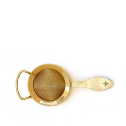 Bonzer Heritage fine strainer gold plated – vergulde fijne zeef voor cocktailbars