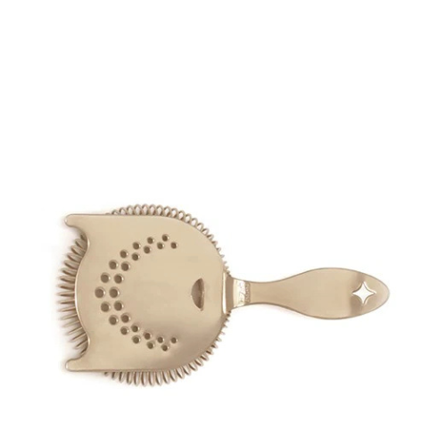 Bonzer hawthorne strainer silver plated – verzilverde barzeef met twee oren