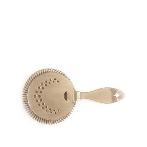 Bonzer sprung julep strainer silver plated – verzilverde julep zeef voor cocktailbars