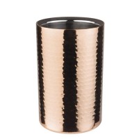 APS flessenkoeler koper 12 x 20 cm - koperkleurige wijnkoeler voor de tafel