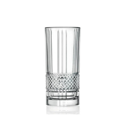 RCR Brillante longdrinkglas 370 ml – kristallen longdrinkglas voor cocktails en frisdrank