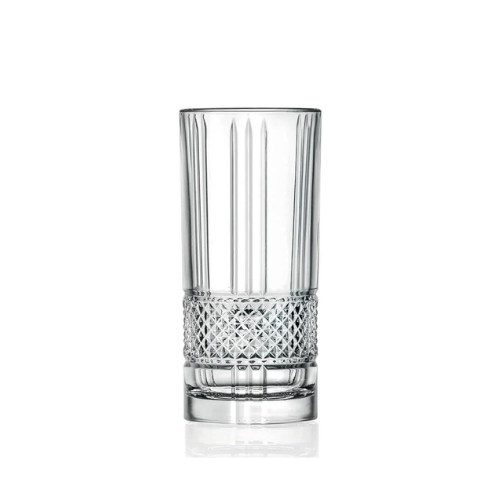 RCR Brillante longdrinkglas 370 ml – kristallen longdrinkglas voor cocktails en frisdrank