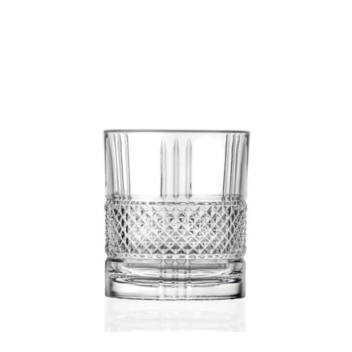RCR Brillante tumbler 340 ml – kristallen waterglas met reliëf voor de horeca
