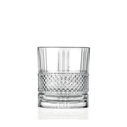RCR Brillante tumbler 340 ml – kristallen waterglas met reliëf voor de horeca