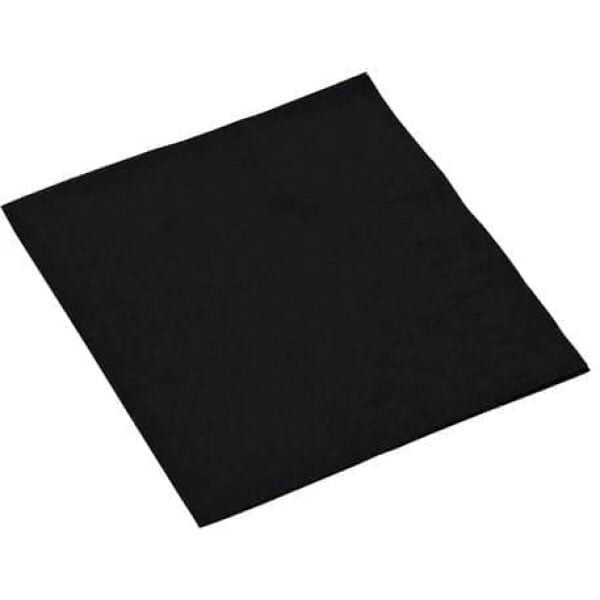 Bulkysoft cocktailservetten 24x24 cm zwart 2-laags – papieren servetjes voor bar en borrel