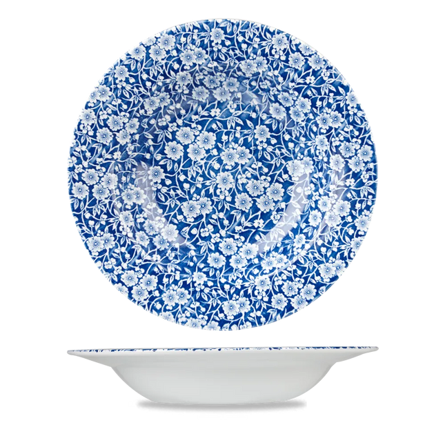 Churchill Victorian Calico Prague soepbord 24,9 cm – porseleinen soepbord met bloemdecor