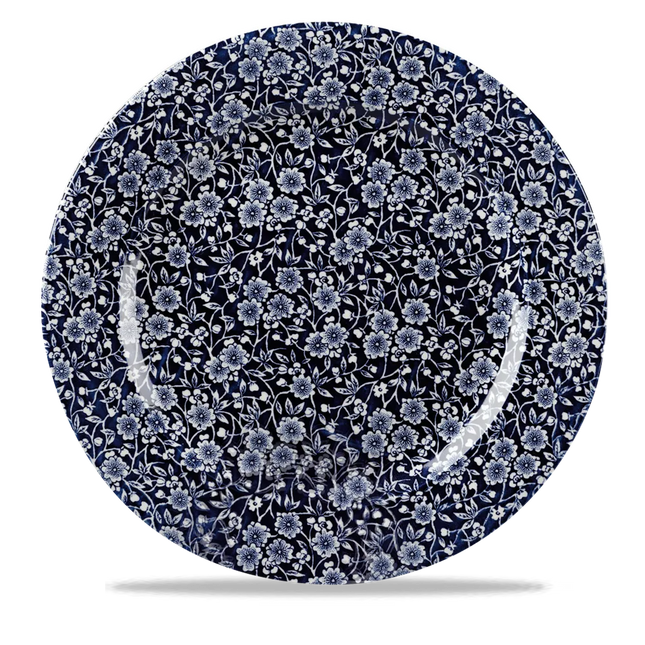 Churchill Victorian Calico Willow bord 30,5 cm – porseleinen serveerbord met willowdecor