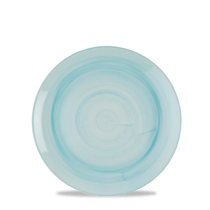 Churchill Stonecast Canvas Breeze coupe bord Ø 16,5 cm – klein lichtblauw bijzetbord voor restaurants