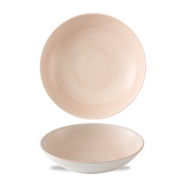 Stonecast Canvas Coral Coupe Bowl 18.2cm 12/box