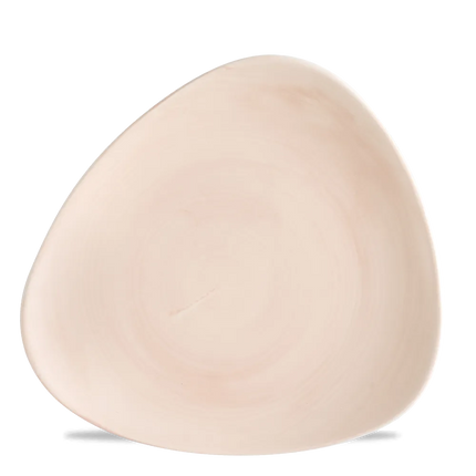 Churchill Stonecast Canvas Coral lotusbord Ø 28,5 cm – gespikkeld porseleinen bord voor restaurants