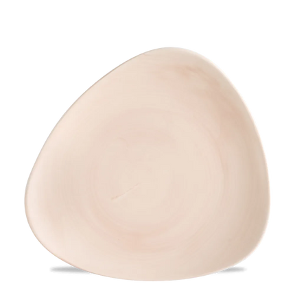 Churchill Stonecast Canvas Coral lotusbord Ø 24,5 cm – gespikkeld porseleinen bord voor horeca