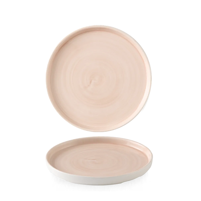 Stonecast Canvas Coral Walled Plate 15.7cm 6/box