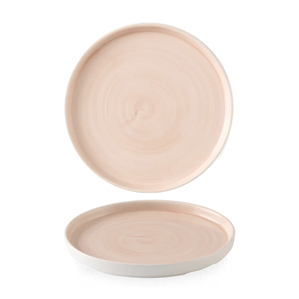 Stonecast Canvas Coral Walled Plate 21cm 6/box