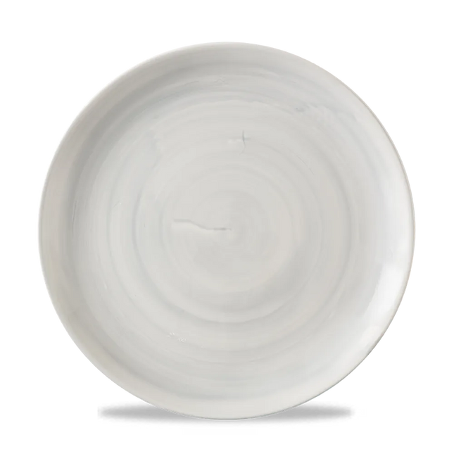 Stonecast Canvas Grey Evolve Coupe Plate 26cm 12/box