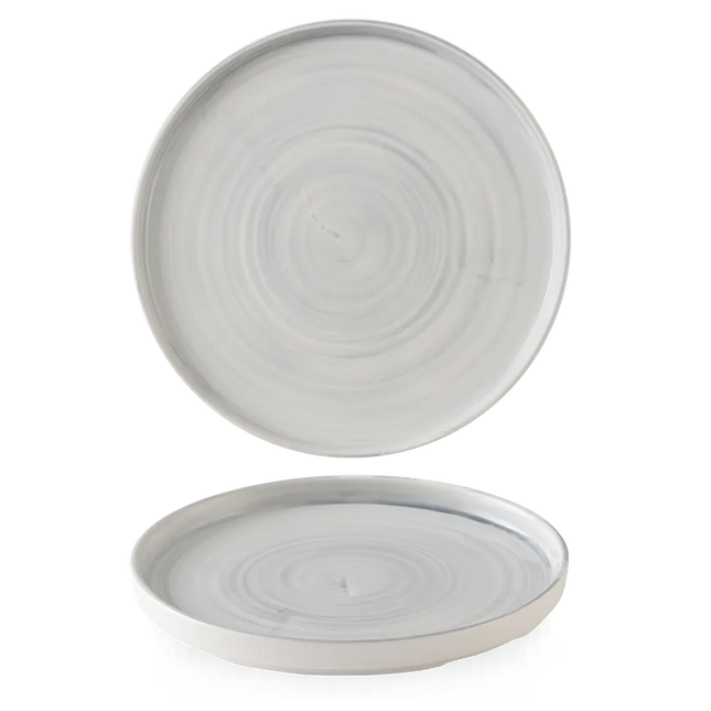 Stonecast Canvas Grey Walled Plate 27,5cm 6/box