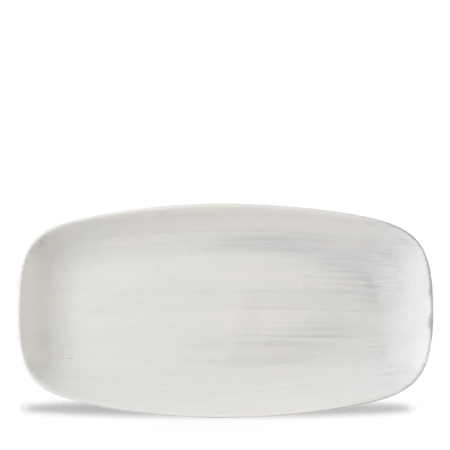 Stonecast Canvas Grey Chef Oblong Plate 29.8x15.3cm 12/box