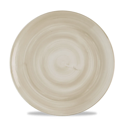 Stonecast Canvas Natural Evolve Coupe Plate 26cm 12/box