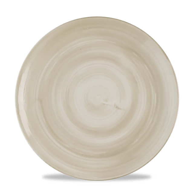 Stonecast Canvas Natural Evolve Coupe Plate 26cm 12/box