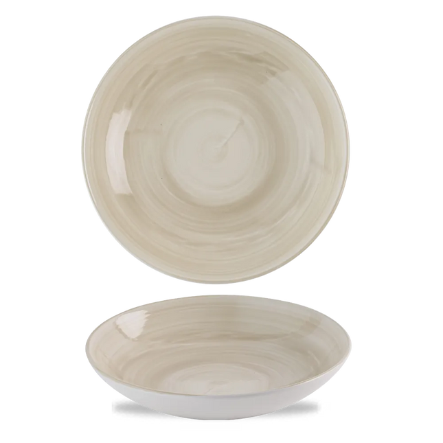 Stonecast Canvas Natural Evolve Coupe Bowl 24,8cm 12/box