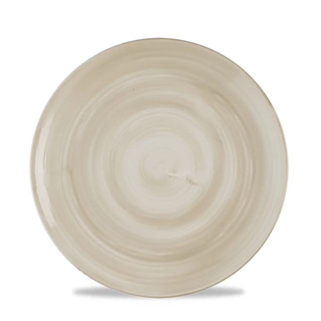 Churchill Stonecast Canvas Natural coupe bord Ø 21,7 cm – naturel bord voor fine dining