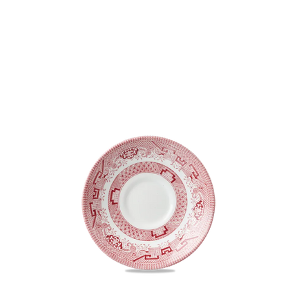Churchill Cranberry Willow Georgian theeschotel 14,1 cm – porseleinen schotel met rood willowdecor
